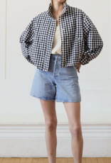 Gingham Zip Jacket