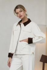 Cotton Twill Contrast Barn Jacket