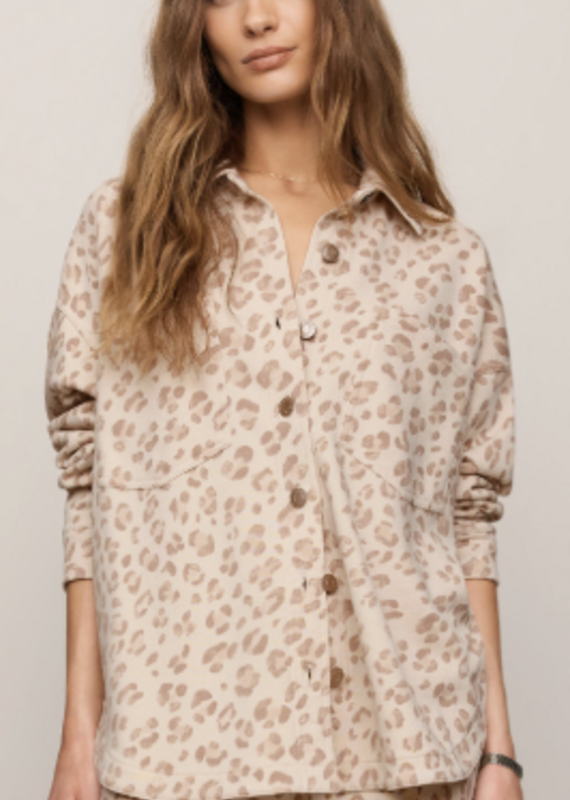 All Day Knit Leopard Jacket