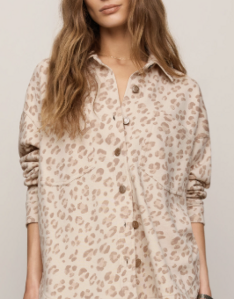 All Day Knit Leopard Jacket