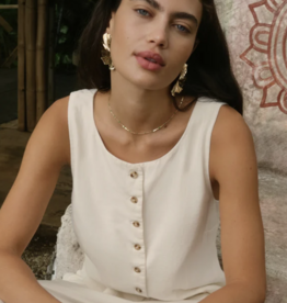 Roman Linen Vest