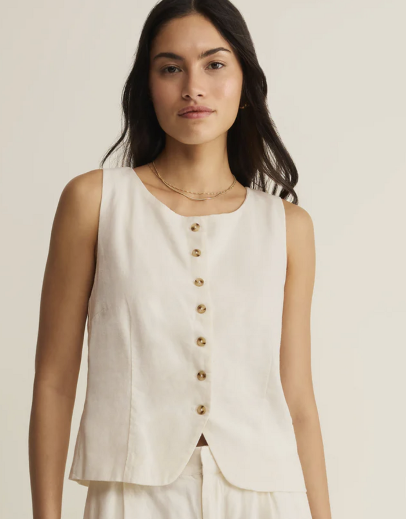 Roman Linen Vest
