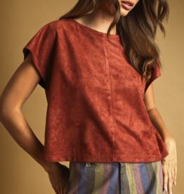 Suede Top