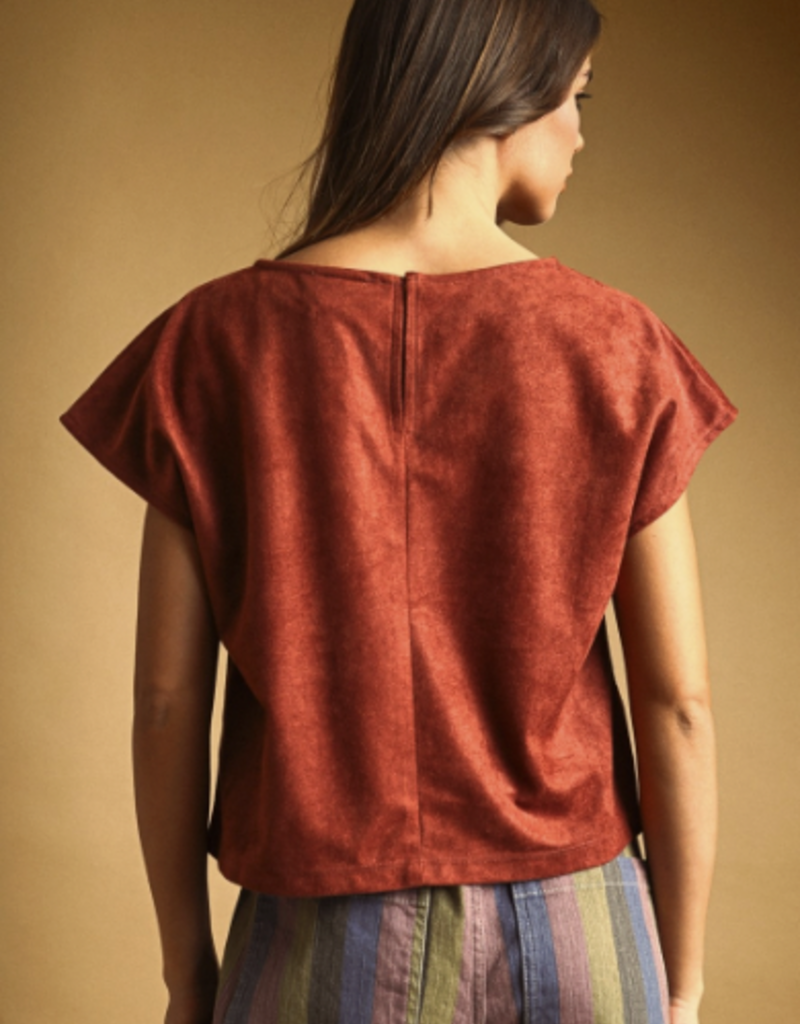 Suede Top