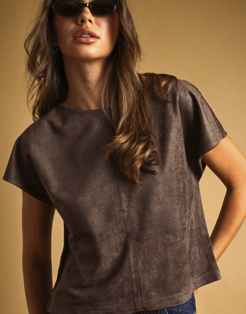 Suede Top