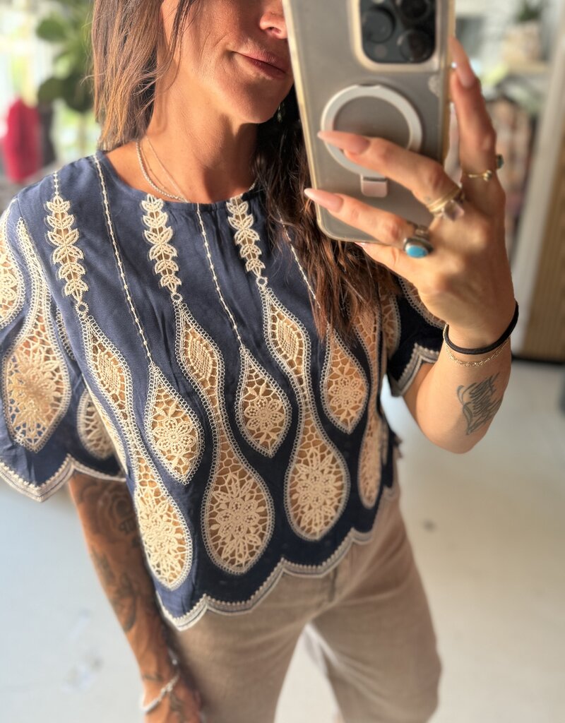 Flutter Sleeve Top