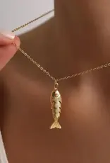 Gold Fish Necklace