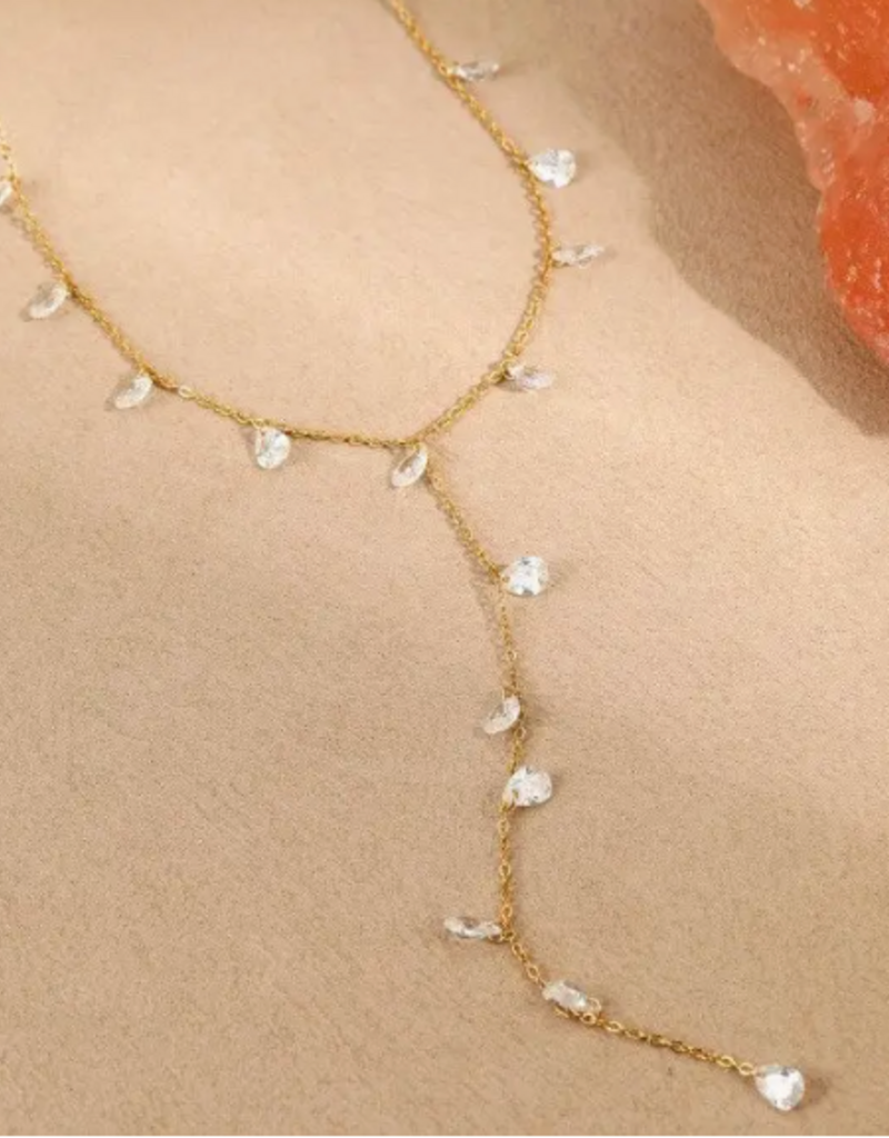 Y Gem Necklace