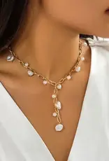 Boho Pearl Necklace