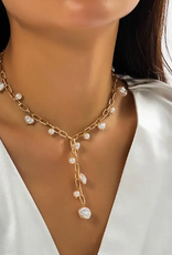 Boho Pearl Necklace