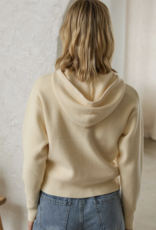 Zip-up hooded sweater