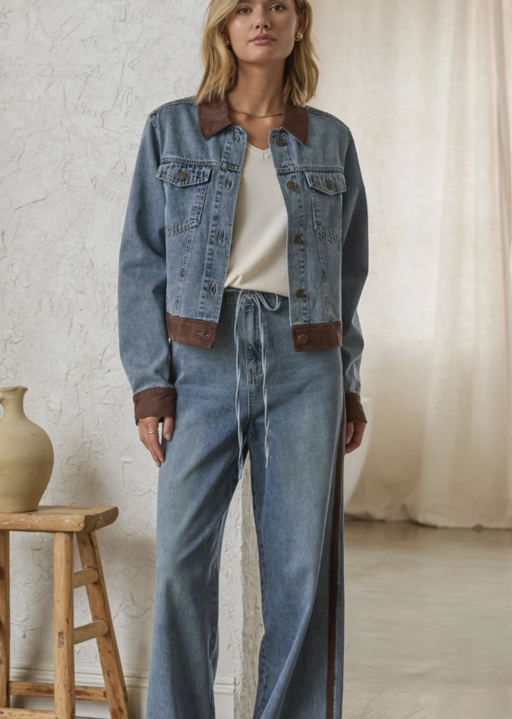 Contrast Denim Jacket