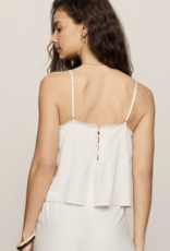 Lille Embroidered Woven Tank