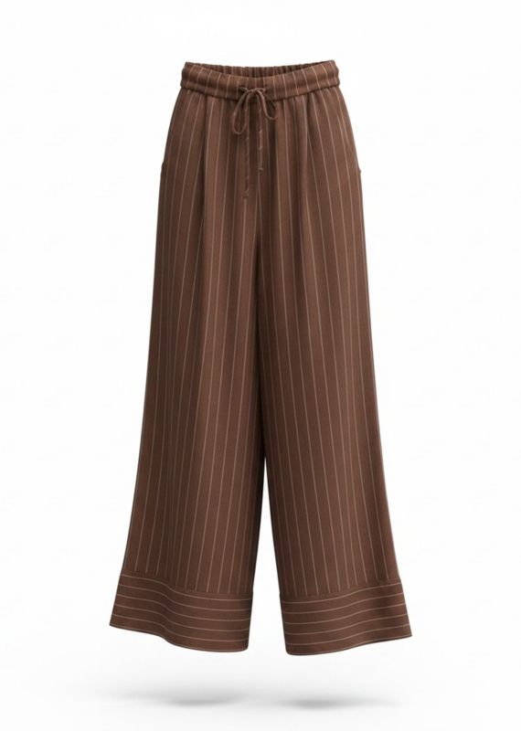 Stripe Wide Leg Pant