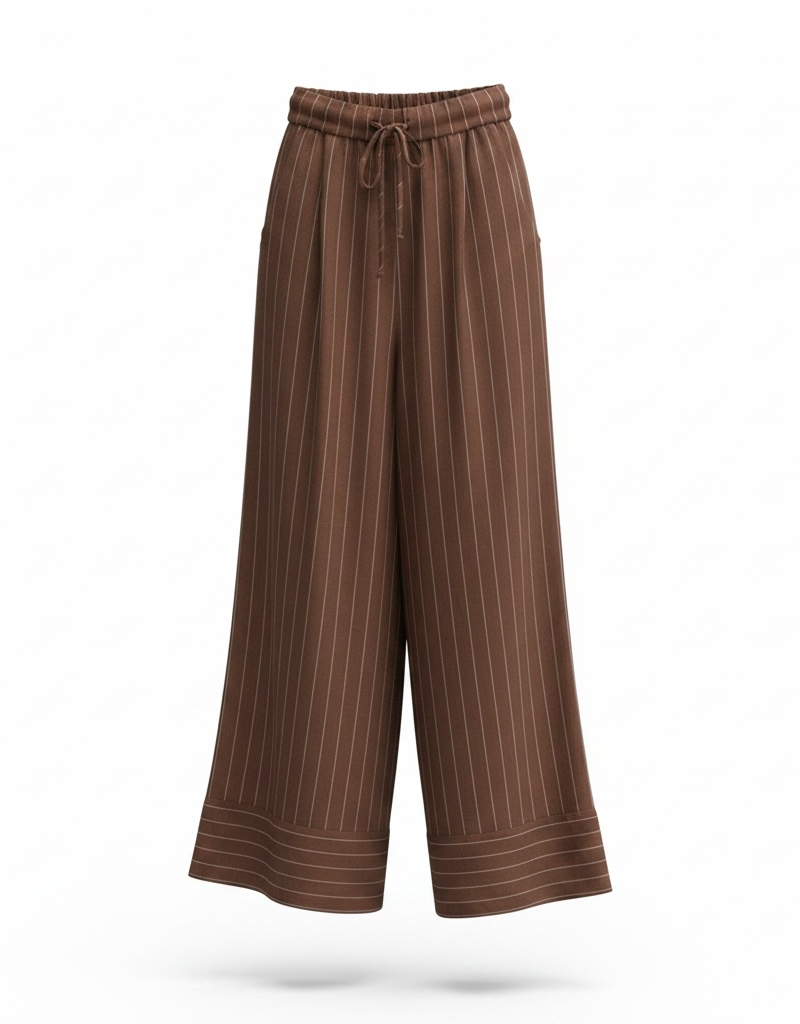 Stripe Wide Leg Pant