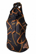 Chain Cowl Neck Top