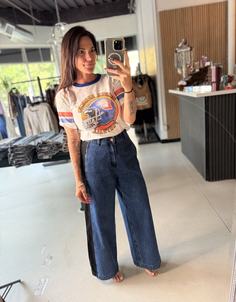 Broncos Stripe Top