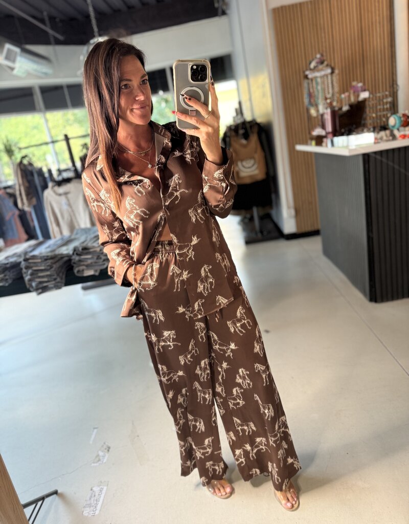 Horse Print Pant