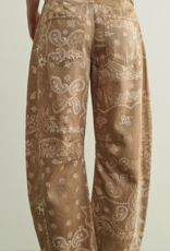 Paisley Print Denim