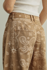 Paisley Print Denim