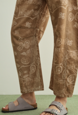 Paisley Print Denim