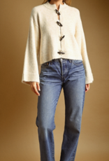 SWEATER CARDIGAN WITH TOGGLE BUTTON DETAIL
