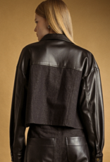 Faux Leather Jacket