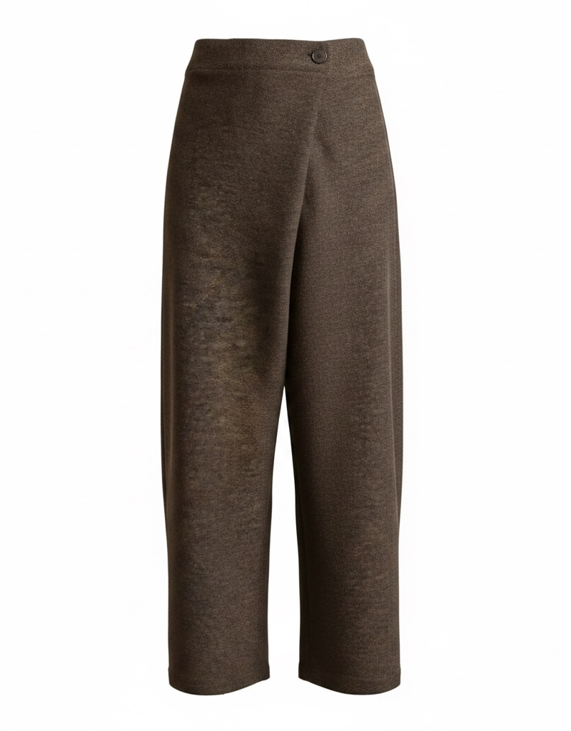 UNBALANCED BUTTON PLACE PANTS