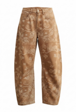 Paisley Print Denim