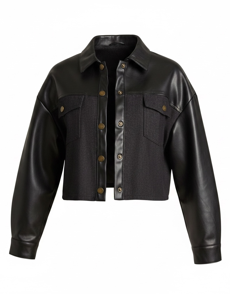 Faux Leather Jacket