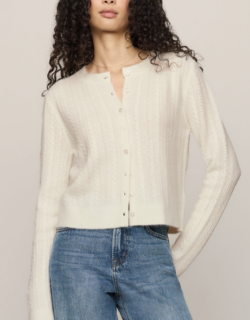Medina Pointelle Cardigan