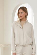 Faux Leather Bomber