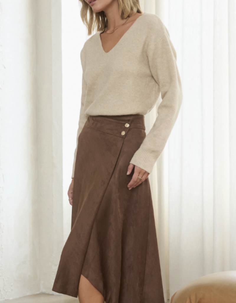 V Neck Soft Sweater