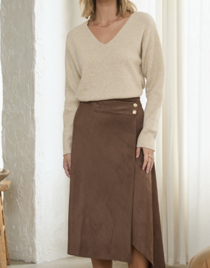 V Neck Soft Sweater