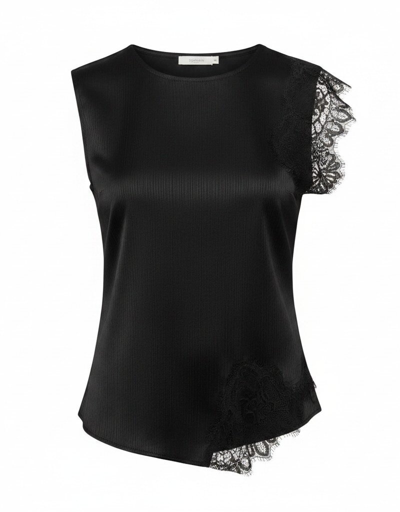 Mixed Lace Blouse
