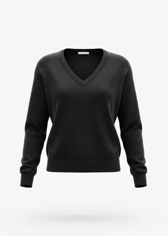 V Neck Sweater with arm detail