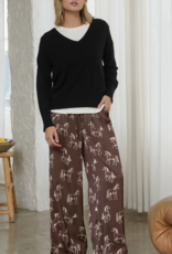 V Neck Sweater with arm detail