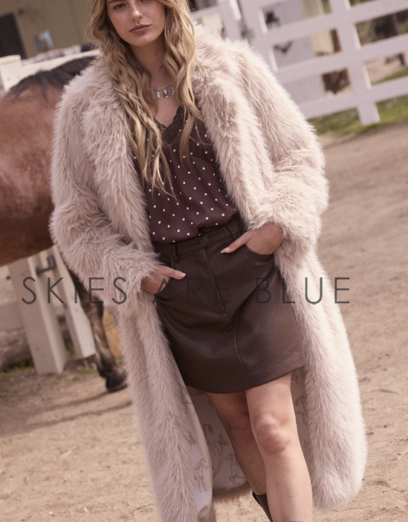 Faux Leather Skirt