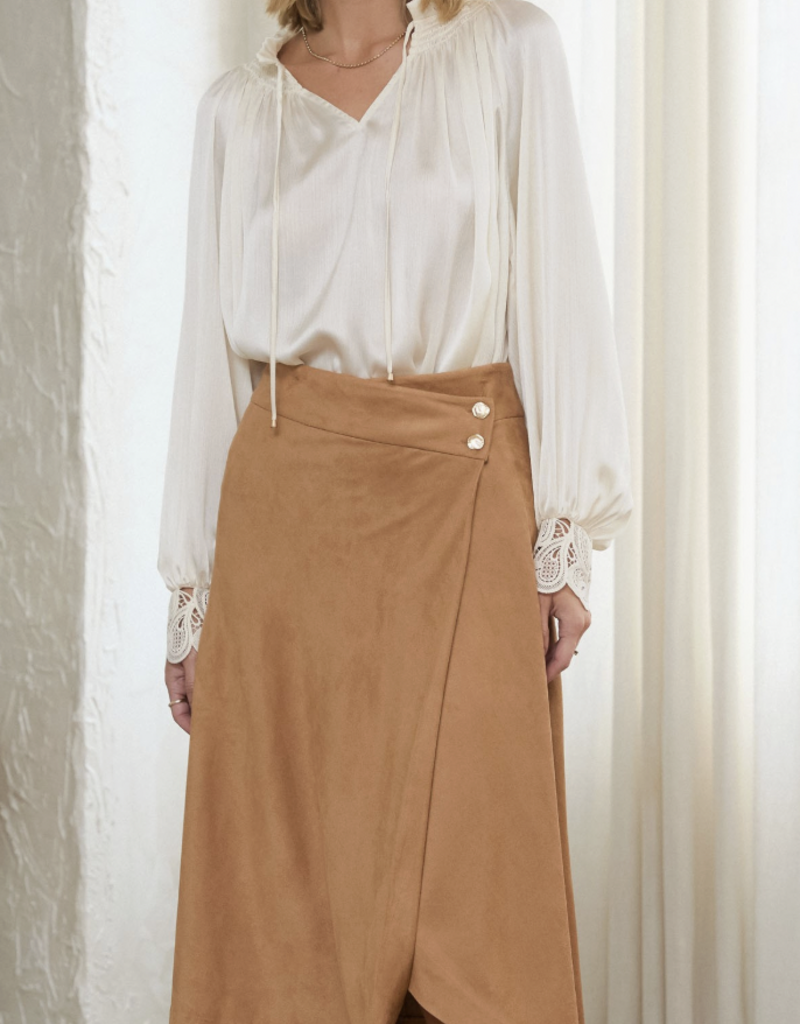 Faux Suede Skirt