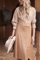 Faux Suede Skirt