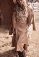 Faux Suede Skirt