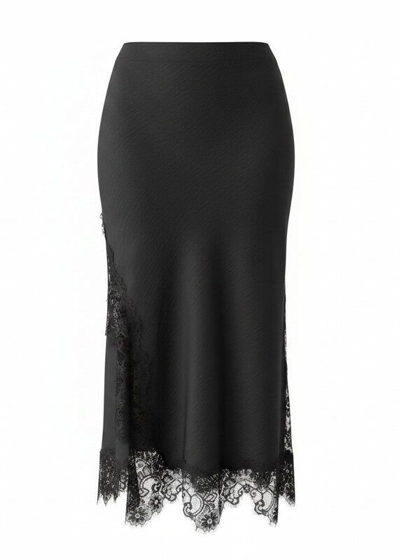 Mixed Media Lace Skirt