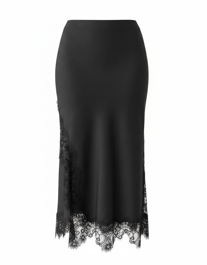 Mixed Media Lace Skirt