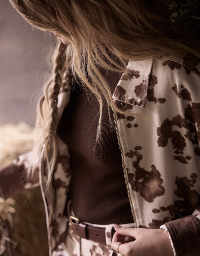 Cow Print Jacket