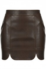 Faux Leather Mini Skirt