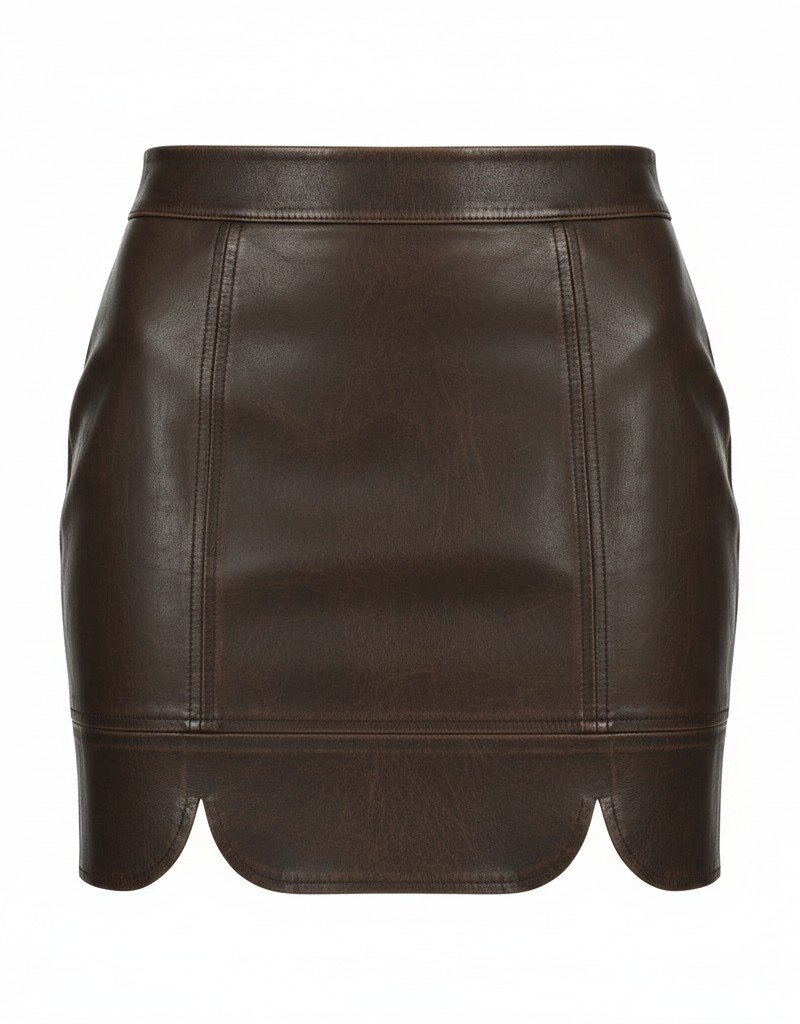 Faux Leather Mini Skirt