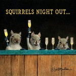 Squirrels' Night Out Serviettes