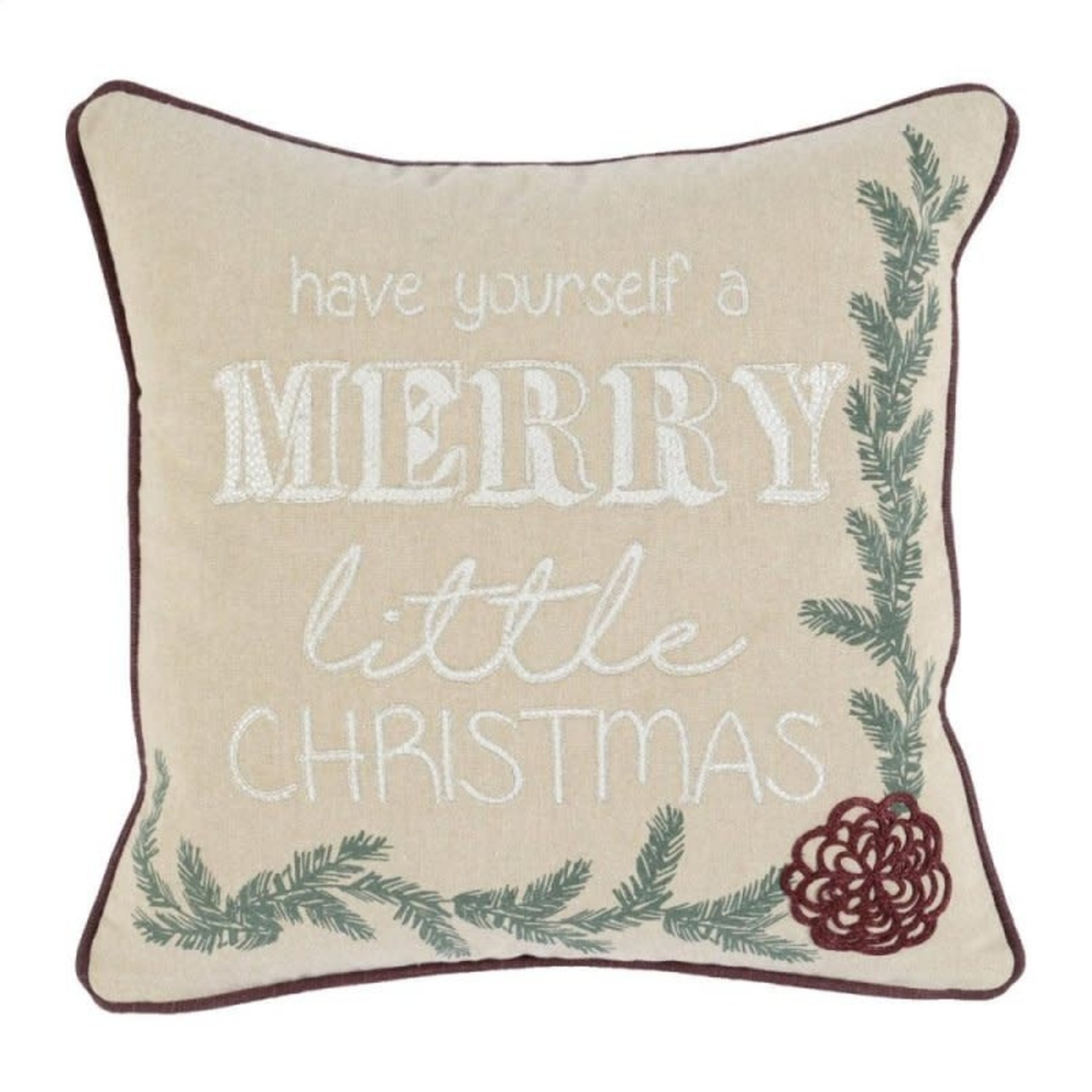 Toss Pillow - Merry Little Christmas 18 x 18