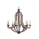 Winton 8-Light Chandelier - Weathered Pine