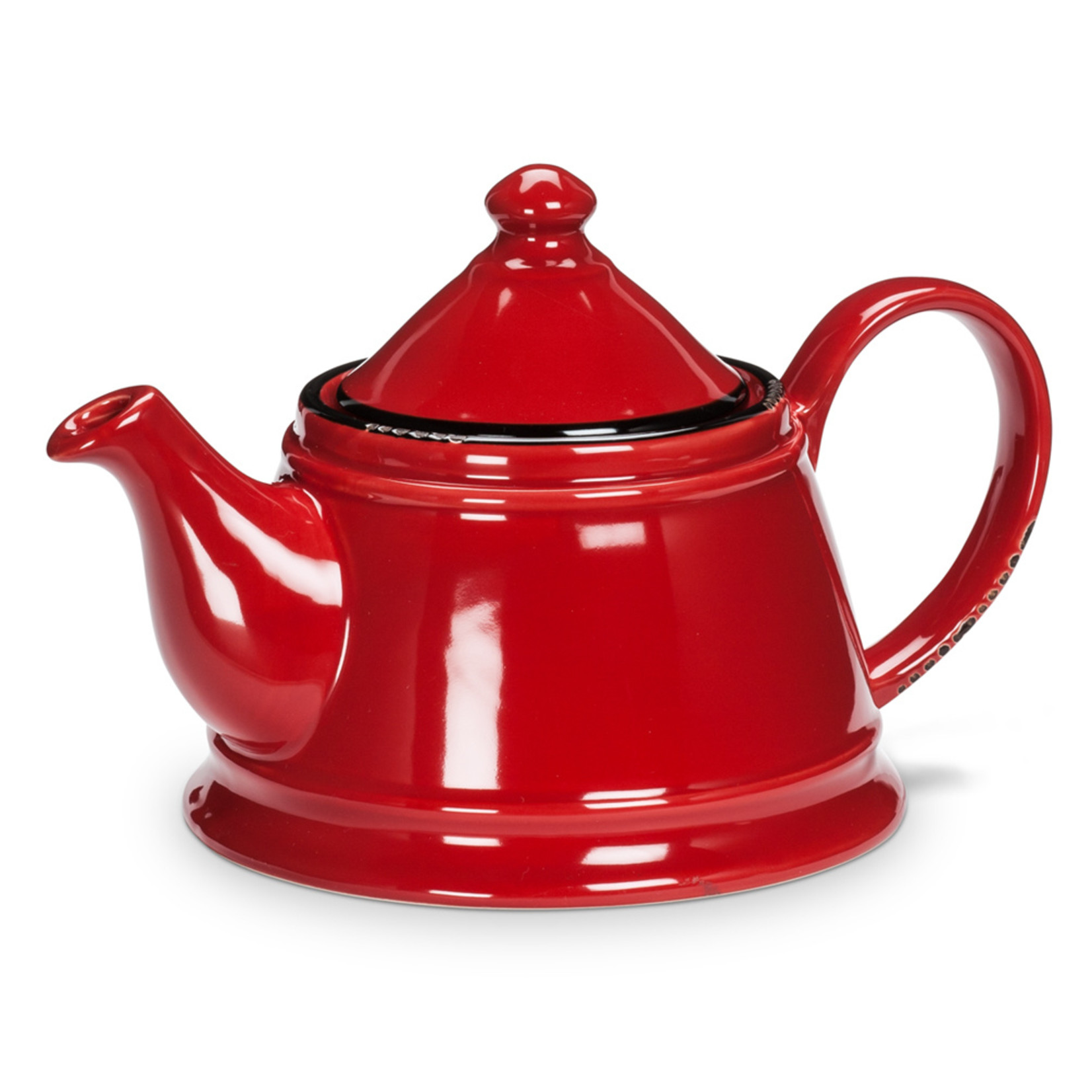 Abbott Enamel Teapot - Red
